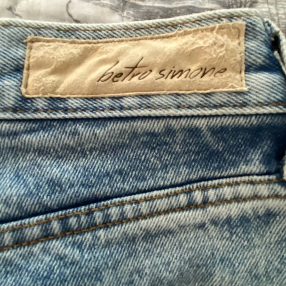 Betro Simone Women's Straight Leg Distressed Button Fly Jeans 30 - Picture 8 of 11